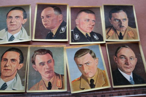 14 seltene Sammelbilder - Wer führt das Dritte Reich ?